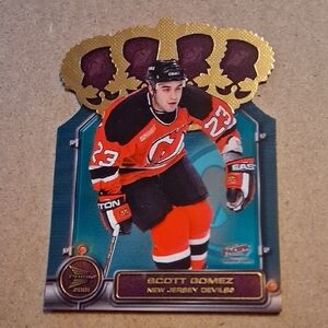 Pacific Gold and Red Hockey Card